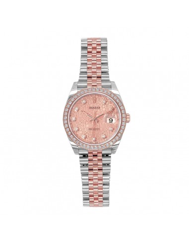 Certified Pre-Owned Rolex Datejust with 26X26 MM Rosetone Round Dial Steel & 18K Everose Gold Jubilee. 179171 pas cher chine