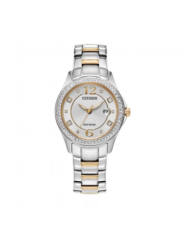 Citizen Crystal Accent 30MM Dial and Two-tone Stainless Steel Bracelet Watch. FE1146-71A En savoir plus