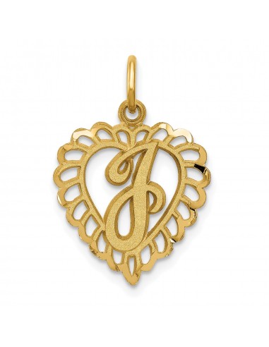 14k Initial J Charm acheter en ligne