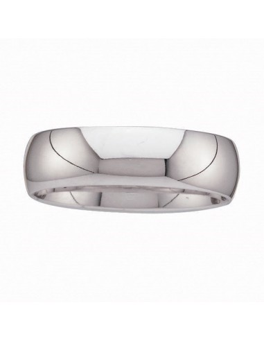 6MM Comfort Fit Wedding Ring in 10KT White Gold plus qu'un jeu 