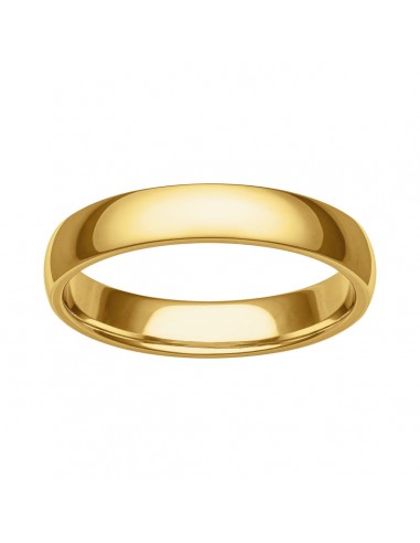 4MM Wedding Ring in 14KT Yellow Gold. Size 8 Les êtres humains sont 