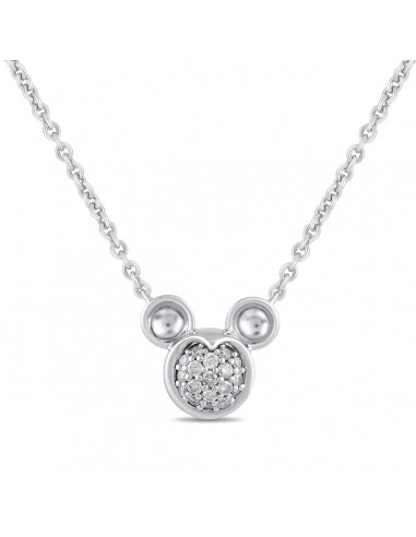 Disney Jewels Diamond Accent Mickey Mouse Pendant in Sterling Silver la chaussure