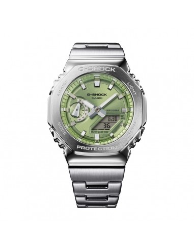 G-Shock G-Steel 49X44MM Lime Green Analog-Digital Watch. GM2110D-3A Paris Déstockage Promo