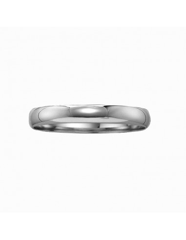 3MM Wedding Ring in 10KT White Gold Livraison rapide