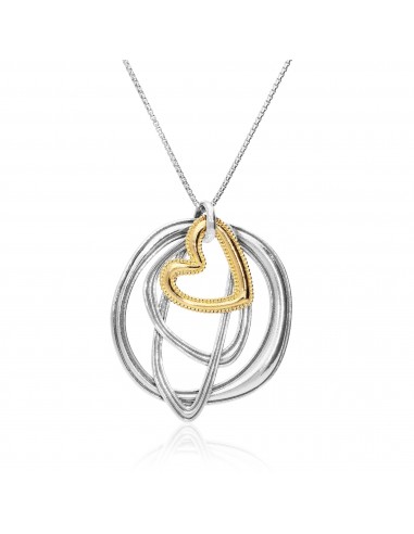 Heart Amorphic Pendant Necklace de pas cher