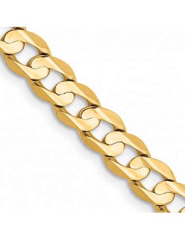 14KT Yellow Gold 20-inch 5.25MM Lobster Clasp Curb Chain hantent personnes