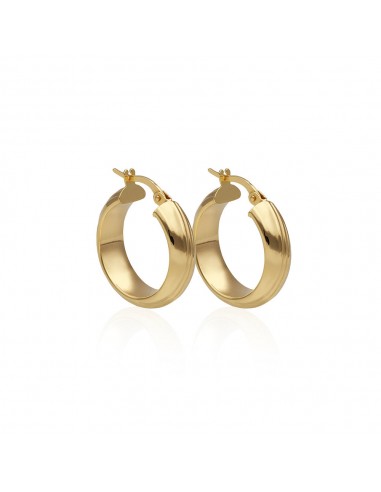 Solid Gold Twist Texture Hoop Earrings Dans la société mordern