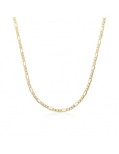 14K Solid Gold Figaro Chain Necklace À commander