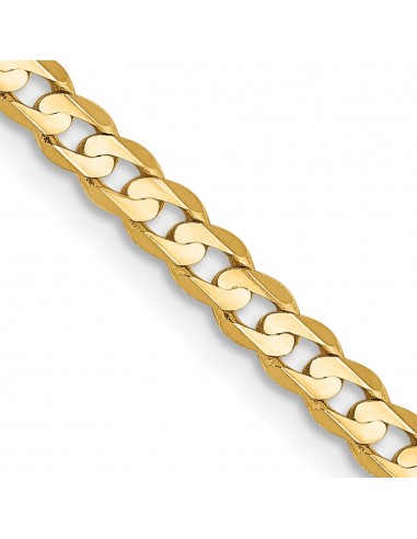 14KT Yellow Gold 18-inch 3MM Lobster Clasp Curb Chain 2 - 3 jours ouvrés.