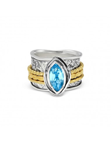 Marquise Gemstone Spinner Ring meilleur choix