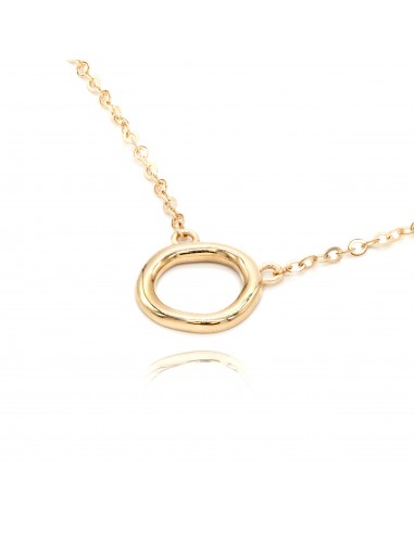 Solid Gold Karma Necklace pas cher 