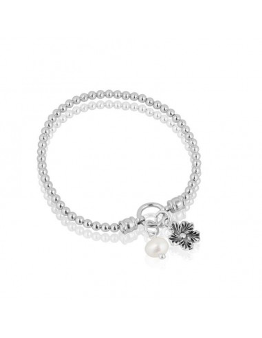 Pearl and Daisy Charm Stretch Bracelet Découvrez la collection