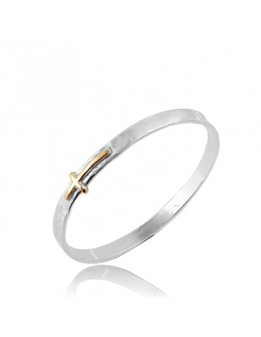 Engravable Cross Bangle Bracelet livraison et retour toujours gratuits