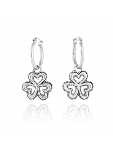 Clover Charms Hoop Earrings ou a consommer sur place