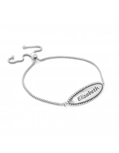 Personalized Plaque Bracelet le concept de la Pate a emporter 