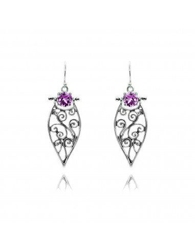 Gemstone Filigree Drop Earrings acheter en ligne