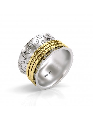 Leaf Design Spinner Ring sur le site 