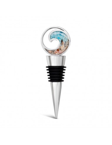 4ocean x Dune Holiday Wine Stopper in Hawai'i Blue les ligaments