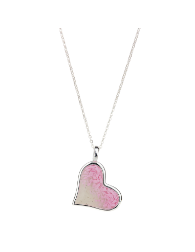 4ocean x Dune  Breast Cancer Awareness Large Heart Necklace de la marque