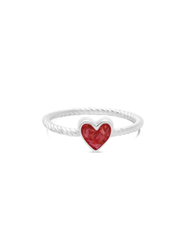 4ocean x Dune Stackable Heart Ring des créatures d'habitude