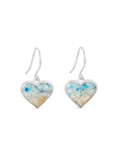 Dune x 4ocean Heart Earrings de l' environnement