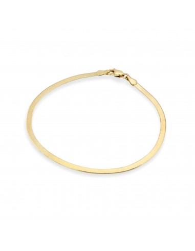 Herringbone 14k Chain Bracelet | 2.5mm 2024