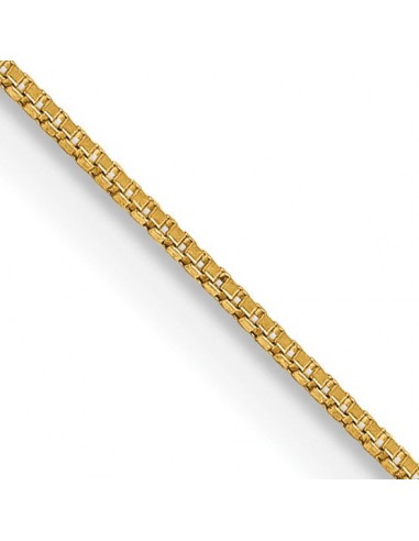 14KT Yellow Gold 28-inch 0.5MM Box Pendant Chain shop