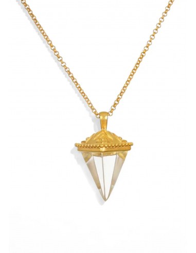 Truthful Guidance Crystal Pendulum Necklace de la marque