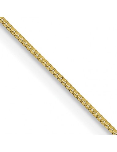 10KT Yellow Gold 20-inch 0.5MM Box Pendant Chain Venez découvrir notre 