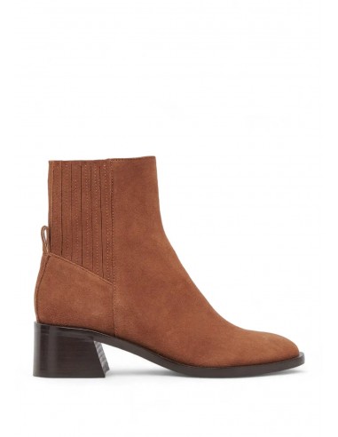 Linny Brown Suede Bootie les ligaments