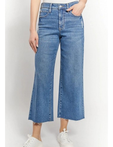 High Rise Wide-Leg Crop Jeans - Ocean Drive solde