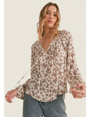 Heart Flutters Peasant Blouse en ligne des produits 