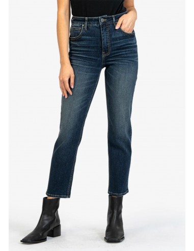 Elizabeth High Rise Fab Ab Straight Leg Jeans, Long Inseam, Resounding pas cheres