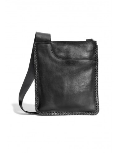 Brynn Leather Crossbody Bag - Black la colonne vertébrale