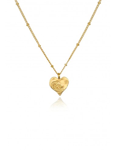 Gold Heart Necklace Pour