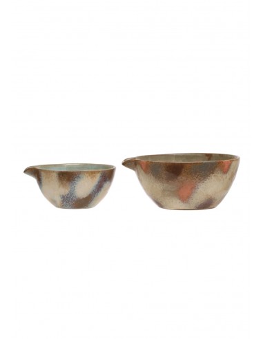 7 3/4" Stoneware Flour Batter Bowls Set of 2 2 - 3 jours ouvrés.