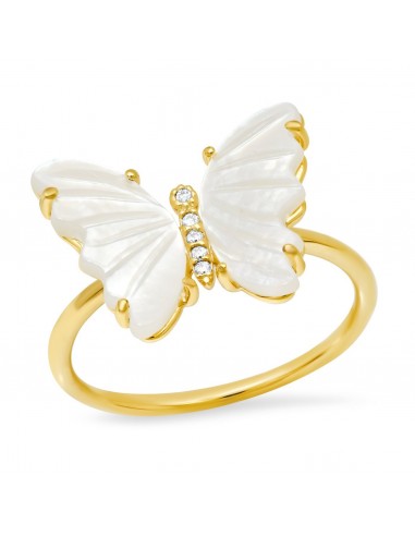 Mother-of-Pearl Butterfly Ring l'évolution des habitudes 