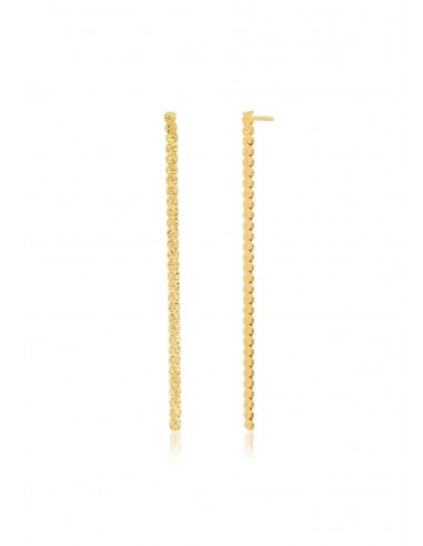 Mismatched Braided Chain Linear Earrings brillant des détails fins