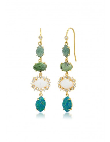 Earring Lake Life Semi Stone Green sélection de produits