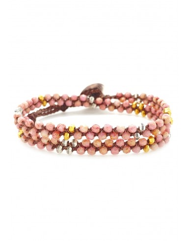 Meridian Wrap Bracelet Pink prix