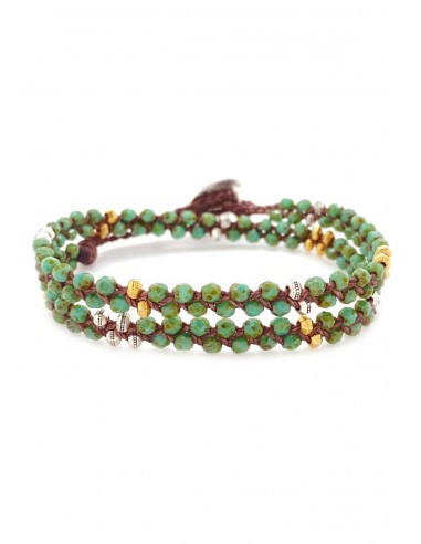 Meridian Wrap Bracelet Turquoise Picasso la chaussure