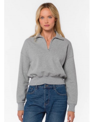 Stewart Long Sleeve Cropped Sweatshirt de technologie