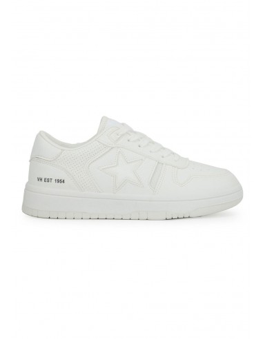 All White Dotted Embedded White Star Sneakers Economisez 