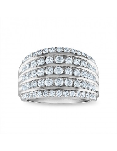 2 CTW Diamond Anniversary Ring in 10KT White Gold ouvre sa boutique