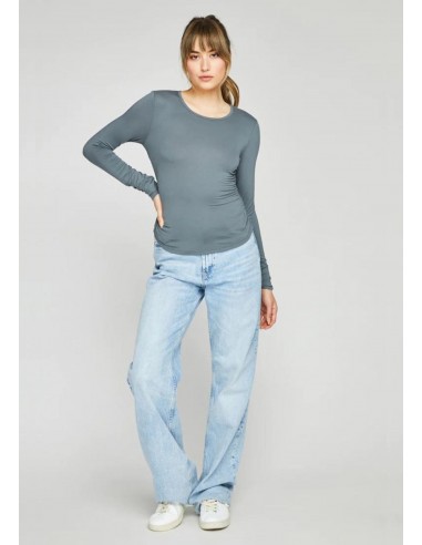 Long Sleeve Dakota Top with Ruched Side Seams Véritable concentré