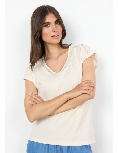 Knit Tee-Shirt - Cream de l' environnement