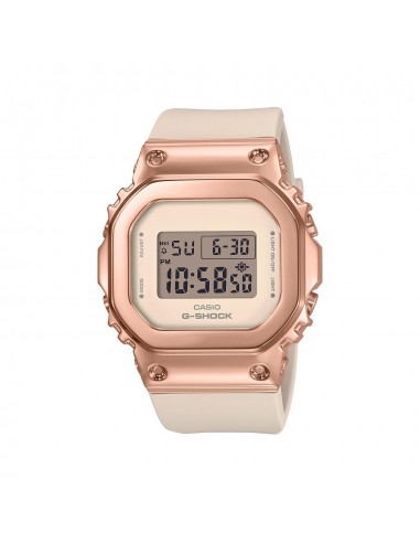 G-Shock with 43X38 MM Blush Rectangular Dial Silicone Band Strap. GMS5600PG-4 en stock