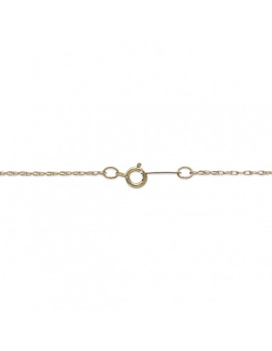 10KT Yellow Gold 18-inch 30MM Initial Pendant Initial T de l' environnement